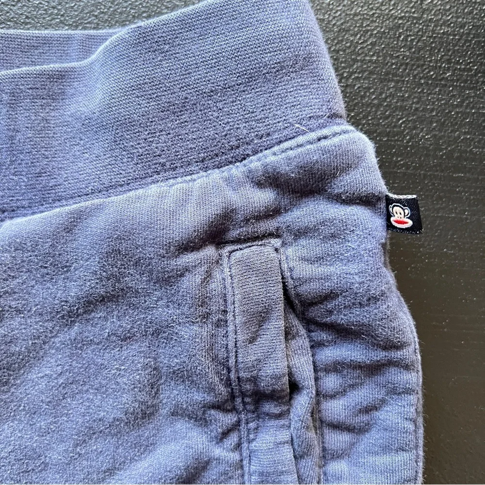 Paul Frank Julius Y2K Low Rise Sweat Shorts Mini Lounge Shorts Navy Blue Small - Picture 4 of 11